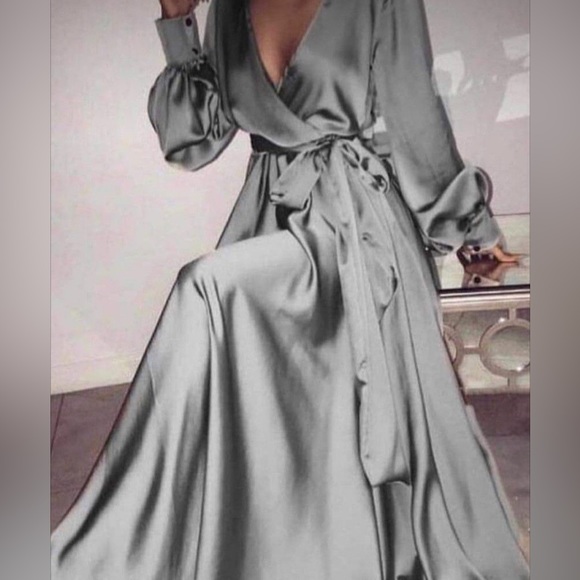 tiffany tomato Dresses & Skirts - silver dress